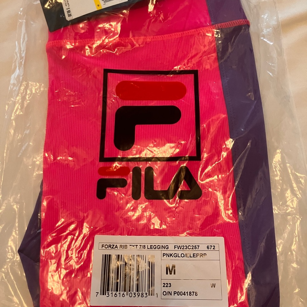 Fila Neon Pink Leggings